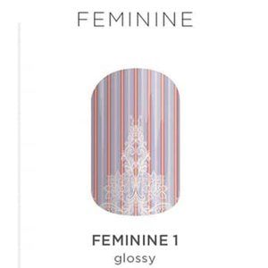 Nail Wraps - Whimsical Weekend Feminine (full sheet)